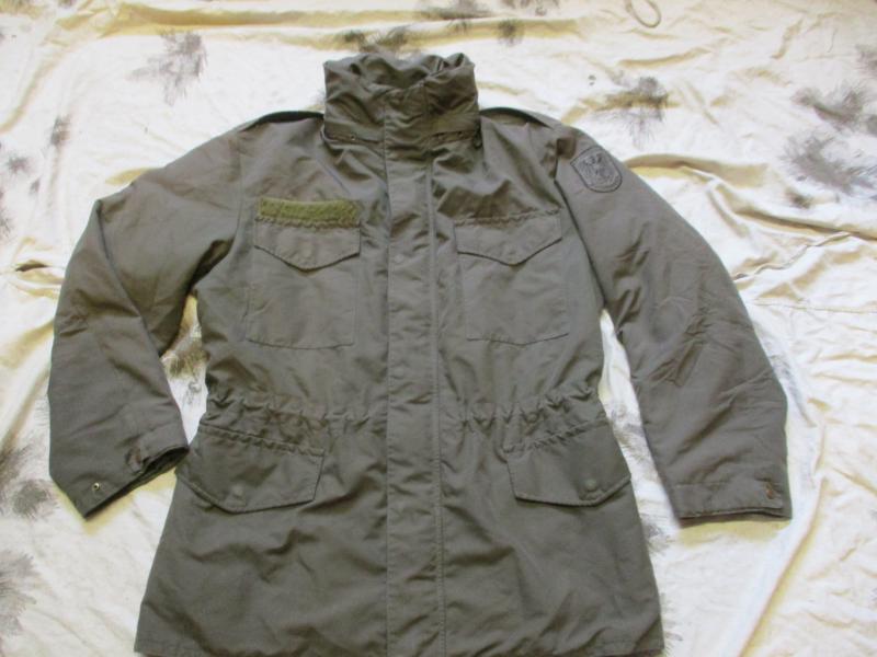 GENUINE 1998 AUSTRIAN ARMY BUNDESHEER gore tex M65 COAT COMBAT jacket OG GREEN