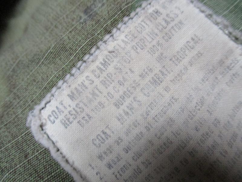 1970 VIETNAM WAR USMC us marines SLANT POCKET combat JACKET ERDL brown CAMO