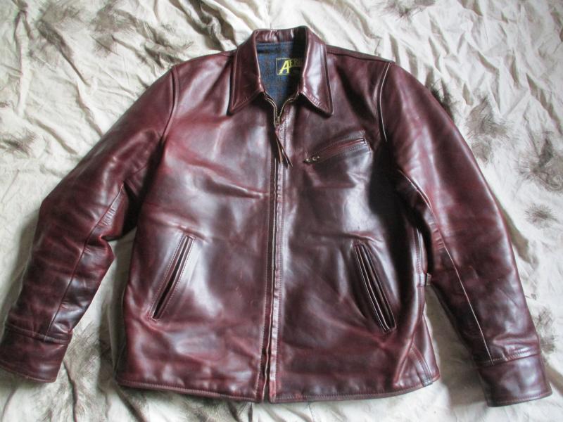 AERO LEATHER LTD EDITION premier range 1930s HALF BELT HORSEHIDE JACKET corddvan