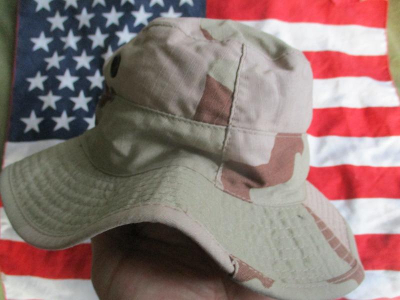 GENUINE USA AMERICAN SF DEVGRU tru spec TRI DESERT camo BOONIE HAT size 7 medium