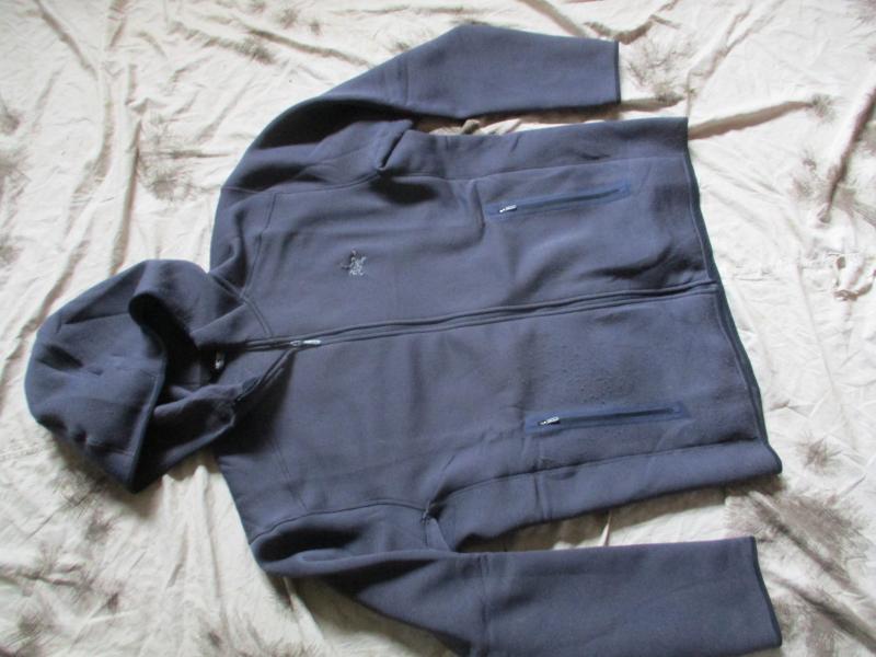 GENUINE real ARCTERYX arc'teryx KYANITE FLEECE HOODIE JACKET large - XL GREY