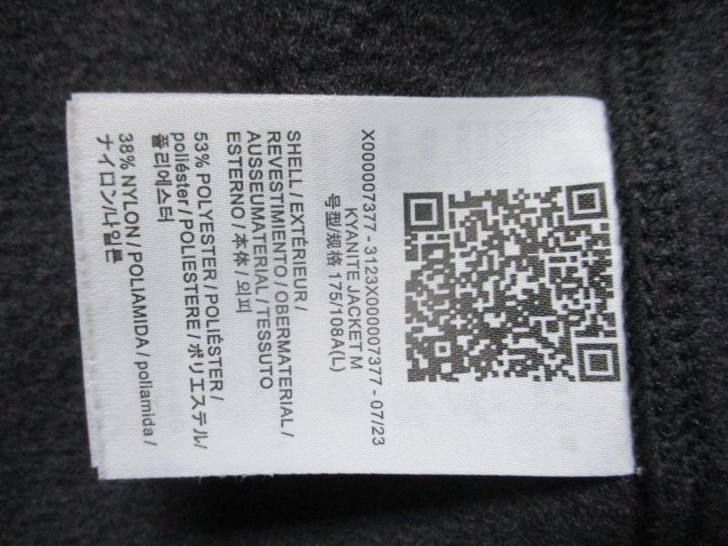 GENUINE real ARCTERYX arc'teryx KYANITE FLEECE HOODIE JACKET large - XL GREY