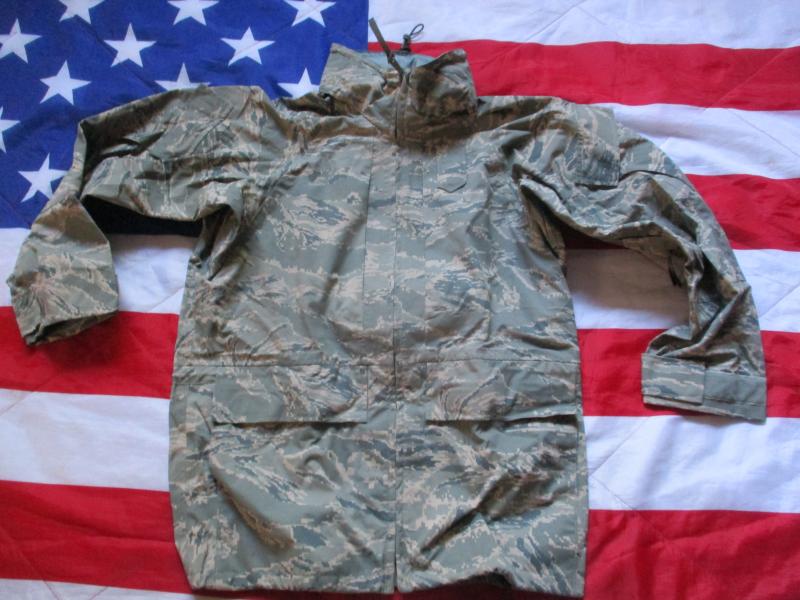 US AIR FORCE USAF USA APECS ABU TIGER STRIPE CAMO goretex PARKA COAT JACKET S -m