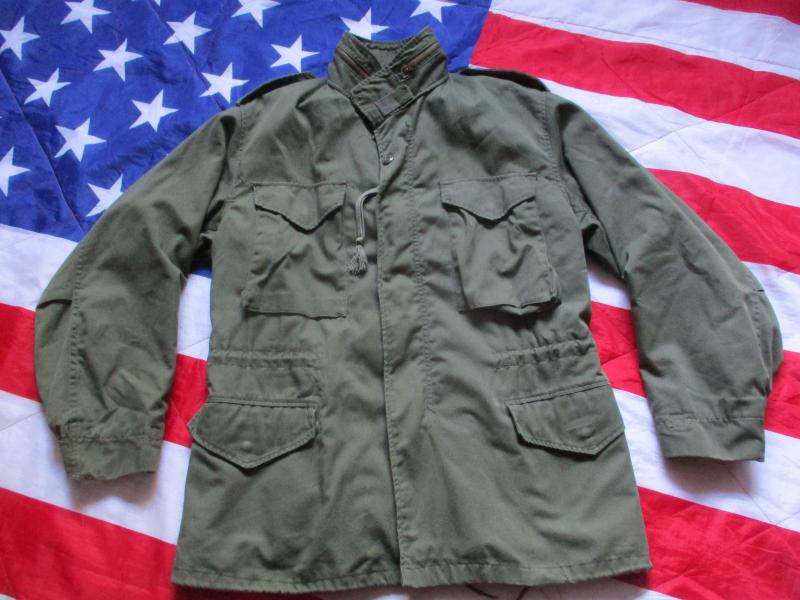 rare JOHN OWENBEY USA made US ARMY M65 COAT COMBAT jacket VIETNAM WAR og GREEN