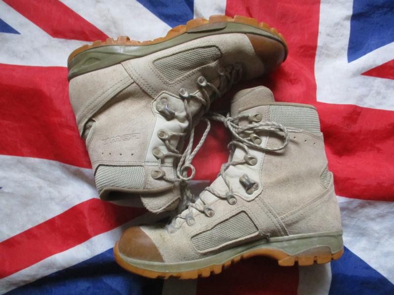 GENUINE BRITISH ARMY Afghanistan ISSUE DESERT elite COMBAT BOOTS UK 10.5 m