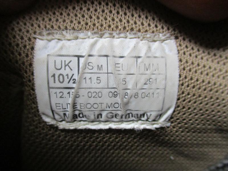 GENUINE BRITISH ARMY Afghanistan ISSUE DESERT elite COMBAT BOOTS UK 10.5 m