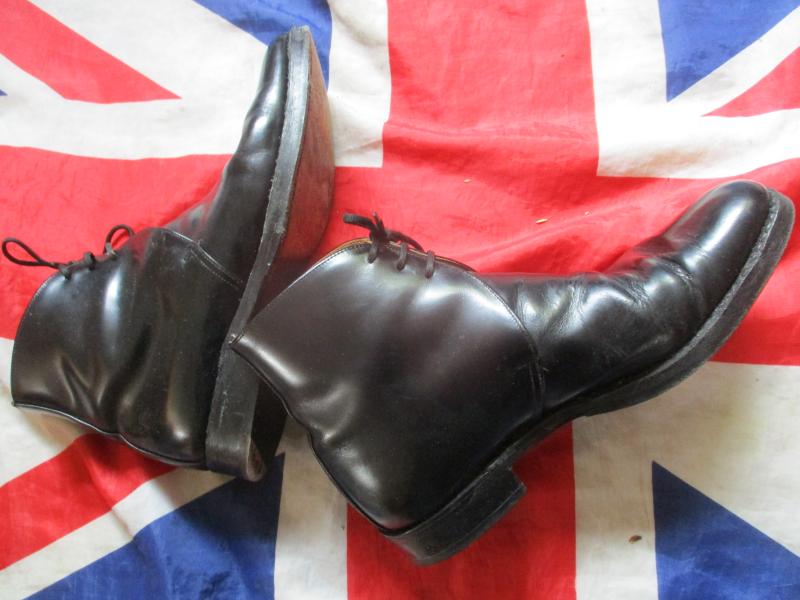 GENUINE BRITISH ARMY officer nco MESS DRESS george BOOTS UK 10 1/2 10.5