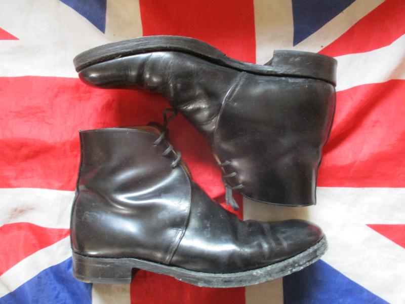 GENUINE BRITISH ARMY officer nco MESS DRESS george BOOTS UK 10 1/2 10.5
