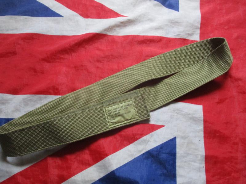 BRITISH ARMY / PARATROOPER AFGHANISTAN ISSUE TABBING velcro WEBBING trouser BELT large