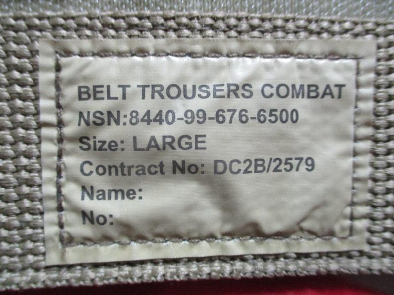 BRITISH ARMY / PARATROOPER AFGHANISTAN ISSUE TABBING velcro WEBBING trouser BELT large