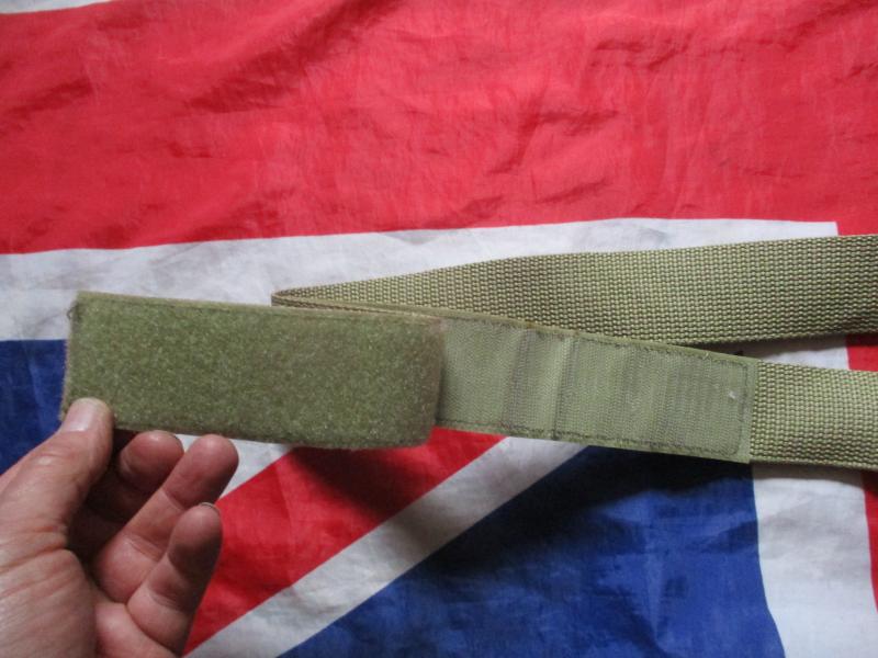 BRITISH ARMY / PARATROOPER AFGHANISTAN ISSUE TABBING velcro WEBBING trouser BELT large