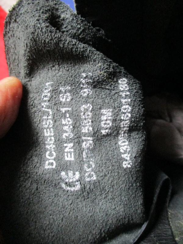 rare type BRITISH ARMY HI LEG cab COMBAT ASSAULT BOOTS PARA BOOT UK 10 M new