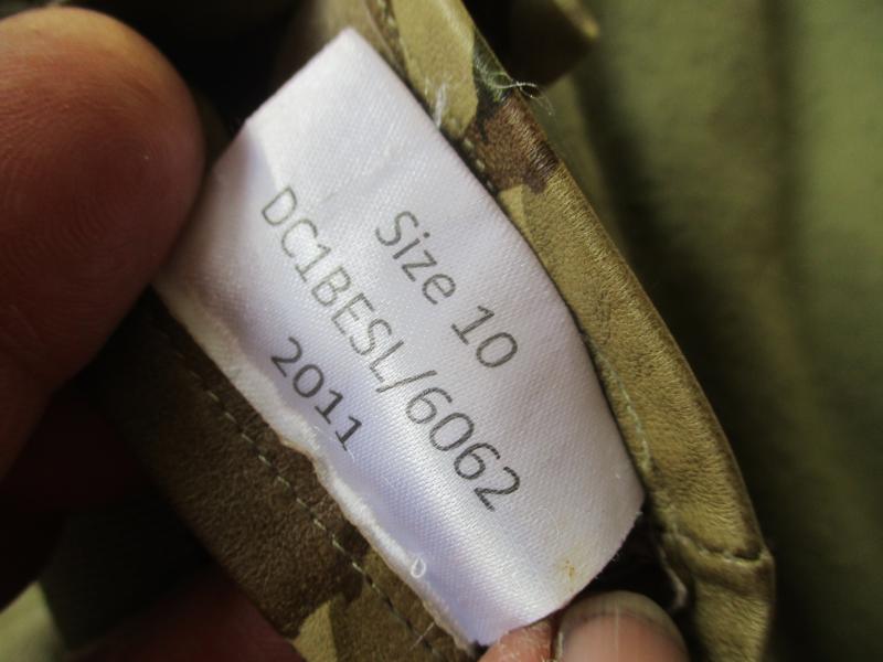 UK ISSUE mtp multicam LEATHER SNIPER shooting DESERT COMBAT GLOVES 10 large