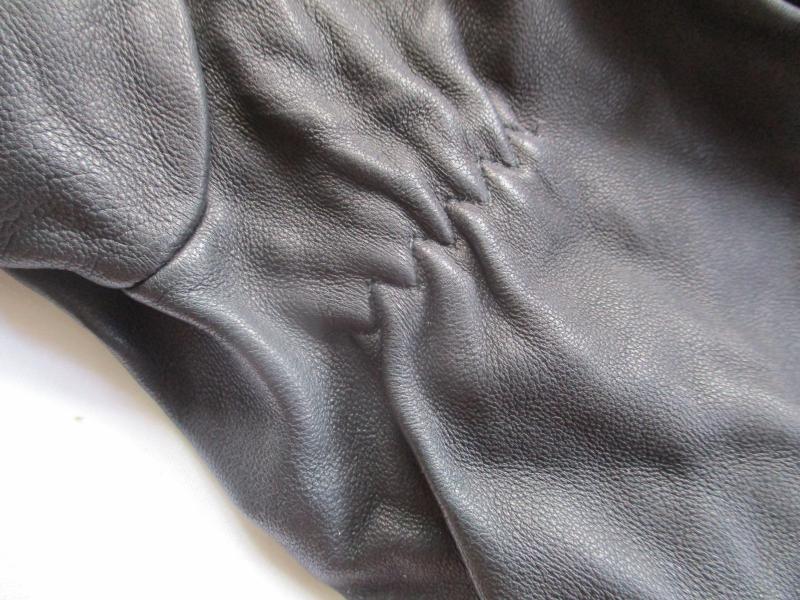 RAF PILOT ISSUE soft black LEATHER flying aviator GLOVES 9.5 Medium