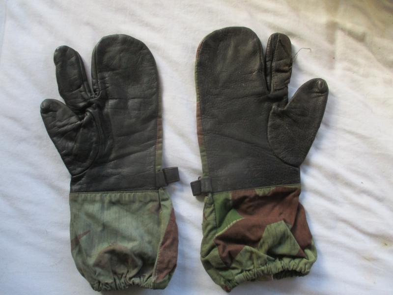 Very Rare 50s WEST GERMAN ARMY Bundeswehr 1956 Splinter Camouflage SNIPER MITTS