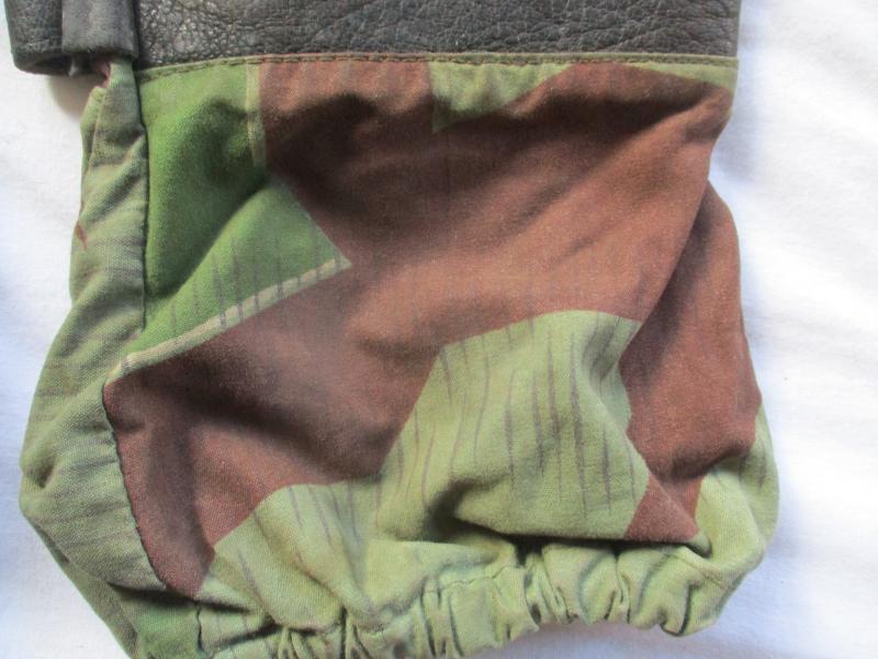 Very Rare 50s WEST GERMAN ARMY Bundeswehr 1956 Splinter Camouflage SNIPER MITTS
