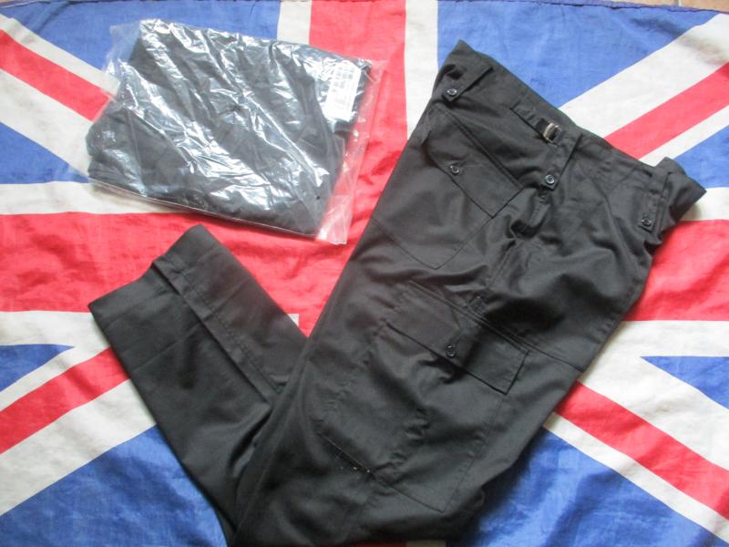BRITISH ARMY ISSUE lightweight trousers lightweights RARE SAS BLACK 36 - 38