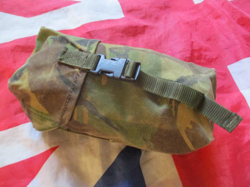ORIGINAL old skool 80s - 90s era  ARKTIS dpm camo SINGLE TRIPLE REAR POUCH SET