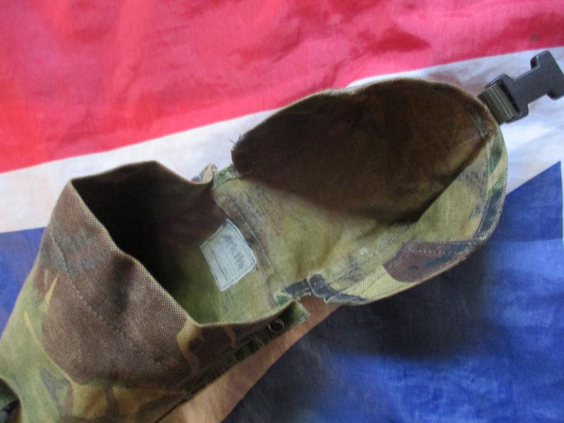 ORIGINAL old skool 80s - 90s era ARKTIS dpm camo SINGLE TRIPLE REAR POUCH SET