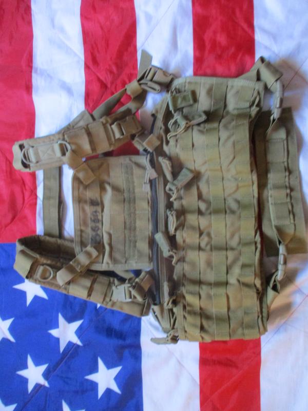 BLACKHAWK molle strike COMMANDO CHEST HARNESS RIG PLATE CARRIER coyote tan