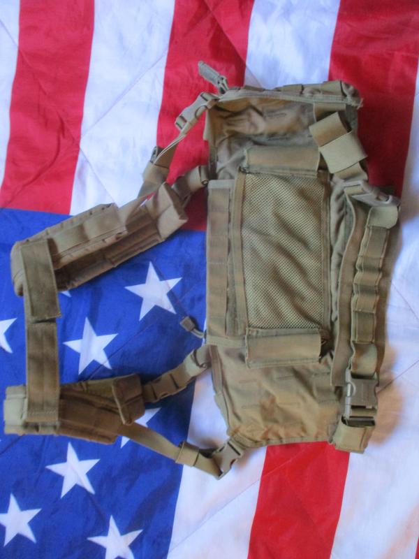 BLACKHAWK molle strike COMMANDO CHEST HARNESS RIG PLATE CARRIER coyote tan