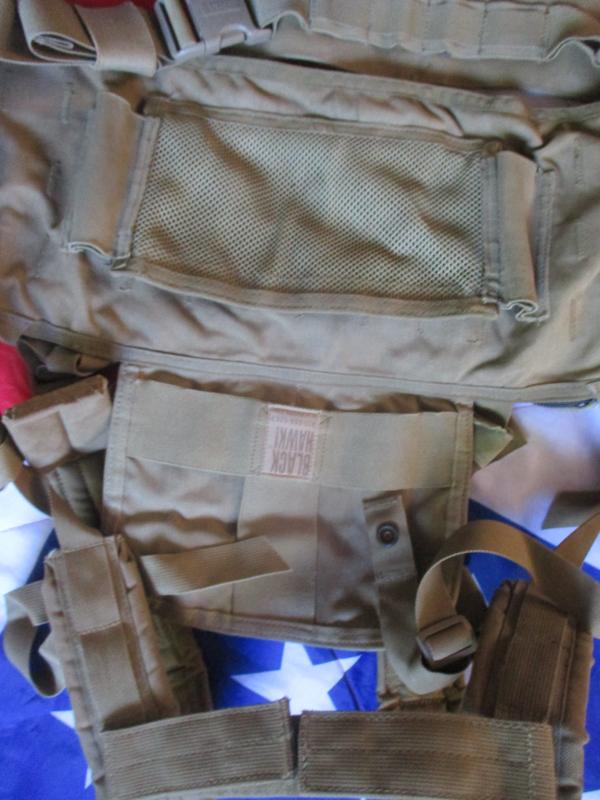 BLACKHAWK molle strike COMMANDO CHEST HARNESS RIG PLATE CARRIER coyote tan