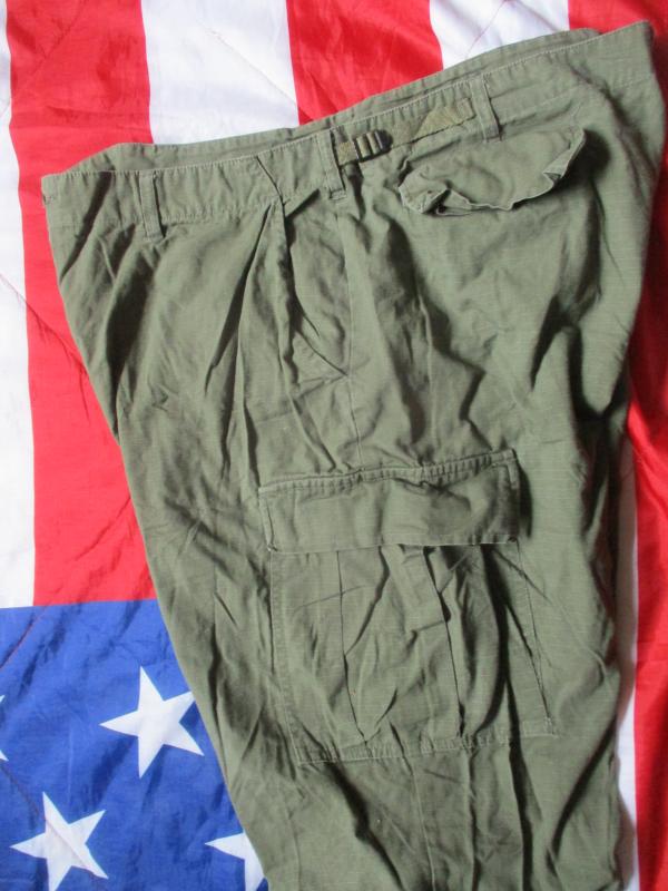 FOSTEX repo US ARMY VIETNAM WAR OG107 slant pocket BDU combat PANTS TROUSERS xl