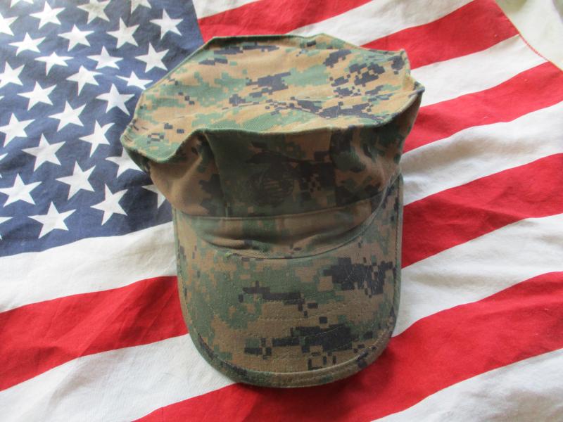 Genuine issue US MARINES USMC WOODLAND MARPAT marine MCCUU sekri COVER CAP HAT