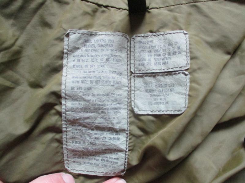 RARE 1985 early USARMY first ISSUE ECWCS ECW USA M81 woodland camo GORETEX PARKA COAT