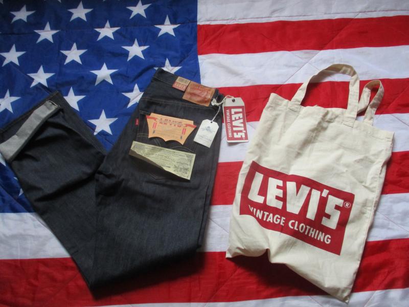MADE IN USA LEVIS 1947 501 XX BIG E cone mills RED LINE SELVAGE blue DENIM JEANS