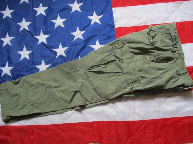 GENUINE 1967 US ARMY issue VIETNAM WAR OG107 slant pocket JUNGLE combat TROUSERS modified