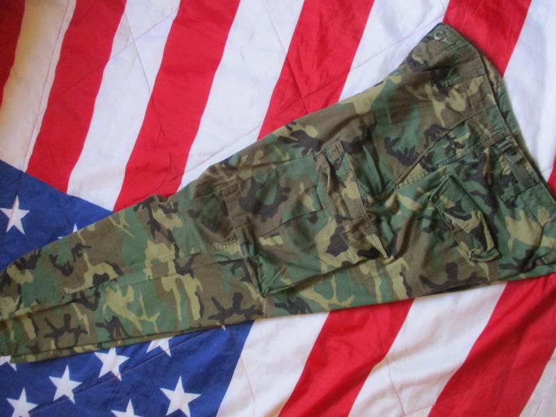 1981 US ARMY rdf VIETNAM WAR ERDL brown CAMO Jungle combat TROUSERS PANTS M L