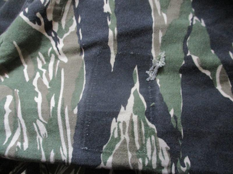 RARE 1987 real TIGER STRIPE PRODUCTS USA Vietnam War JWD CAMO COMBAT SHIRT xl