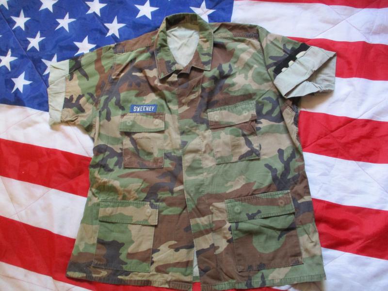 US AIR FORCE MP ISSUE USA M81 WOODLAND camo camouflage BDU CARGO JACKET coat XXL
