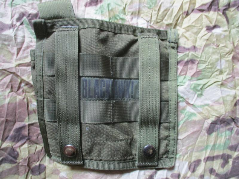 BLACKHAWK MOLLE commanders front of armour POUCH uksf sas og green