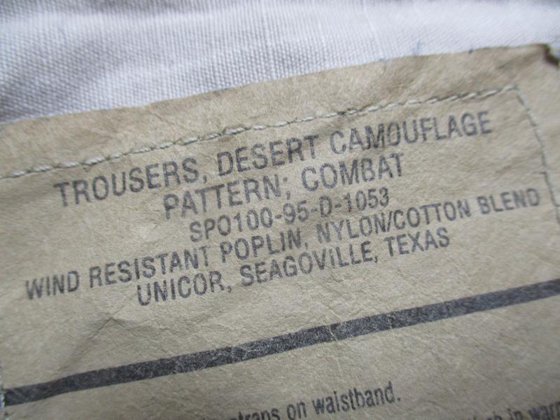 1995 USA us Army / usmc AMERICAN issue 2nd type TRI desert CAMO BDU combat PANTS TROUSERS Medium Rregular