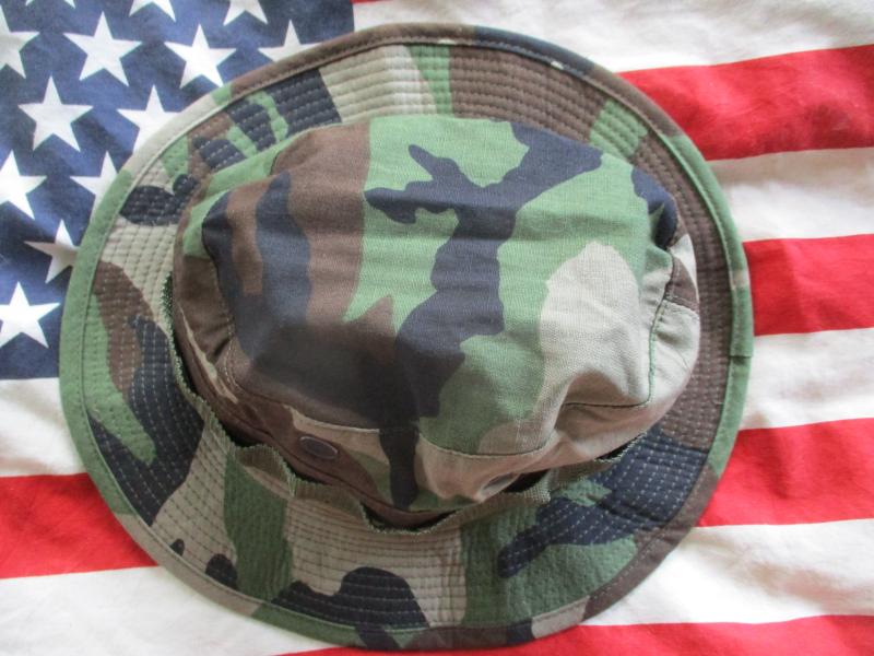 GENUINE USA US ARMY AMERICAN USMC PROPPER m81 woodland camo BDU BOONIE JUNGLE HAT XS