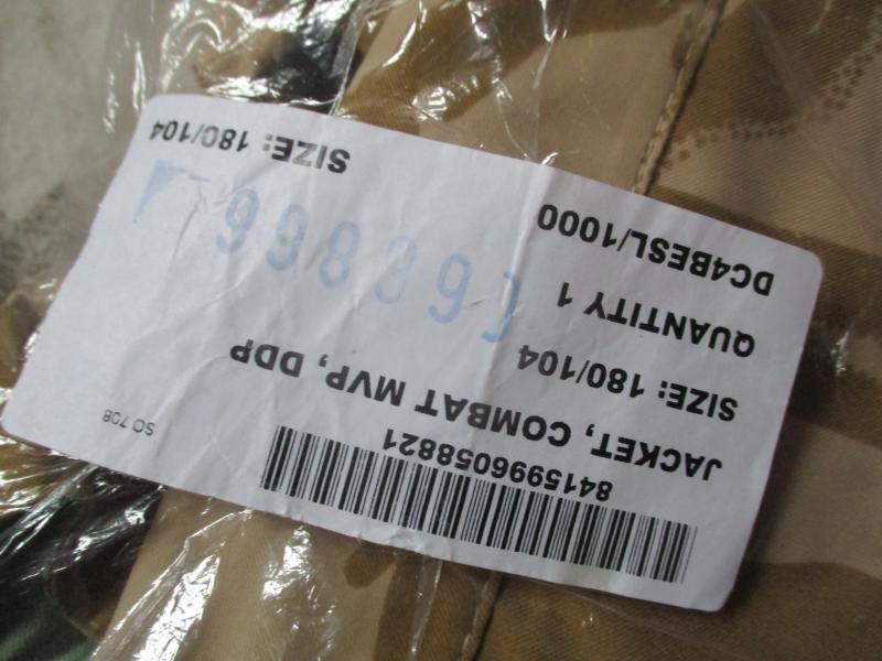 BRITISH ARMY DESERT DPM DDPM CAMO MVP goretex waterproof SMOCK coat 180/104 XL