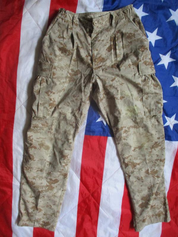 Genuine issue US MARINES USMC MARPAT DESERT marine MCCUU COMBAT TROUSERS BDU M L