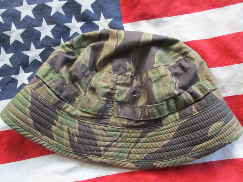 US ARMY SF ARVN VIETNAM WAR LLD TIGER STRIPE BOONIE JUNGLE HAT Medium