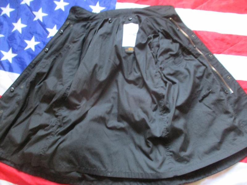 GENUINE alpha industries USA US ARMY M65 COAT COMBAT jacket BLACK large - xl
