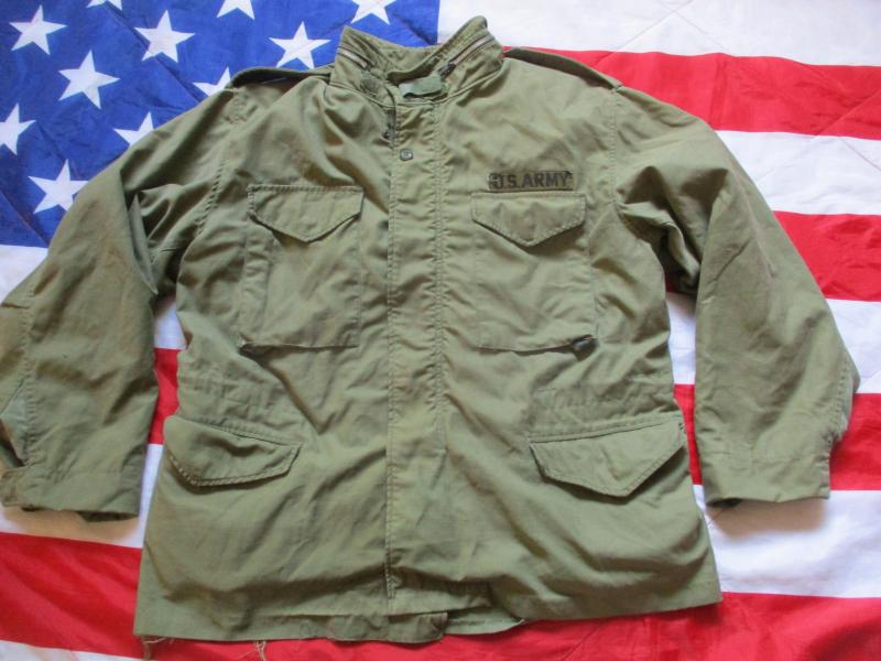 genuine US ARMY ISSUE VIETNAM WAR OG 107 M65 COAT field JACKET large - XL