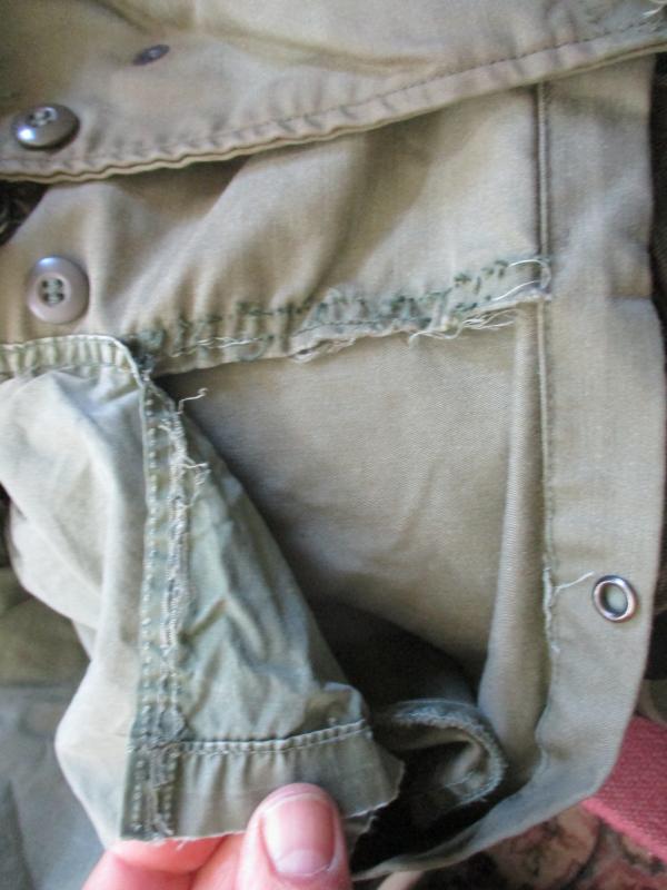 genuine US ARMY ISSUE VIETNAM WAR OG 107 M65 COAT field JACKET large - XL