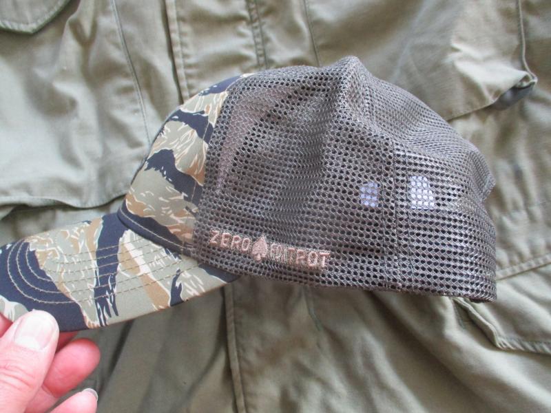 ZERO FOXTROT usa VIETNAM WAR tiger stripe CAMO mesh back BASEBALL CAP new