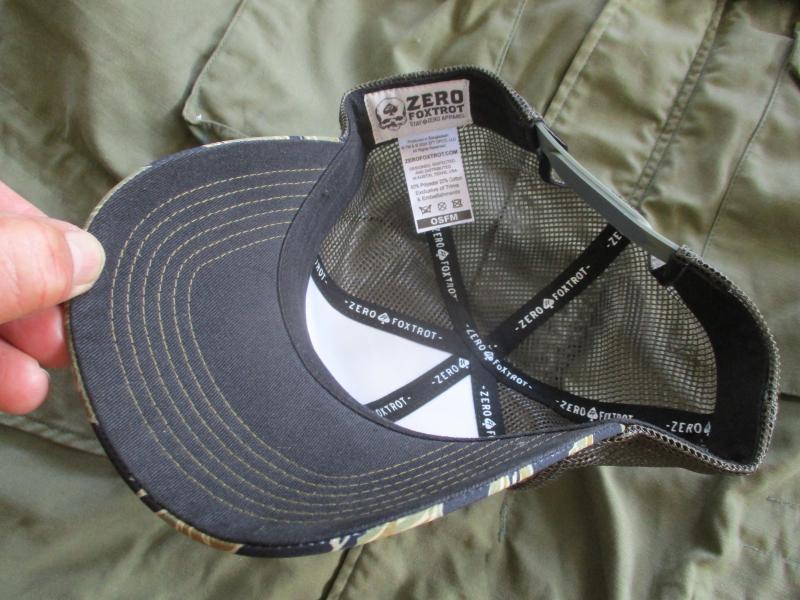 ZERO FOXTROT usa VIETNAM WAR tiger stripe CAMO mesh back BASEBALL CAP new