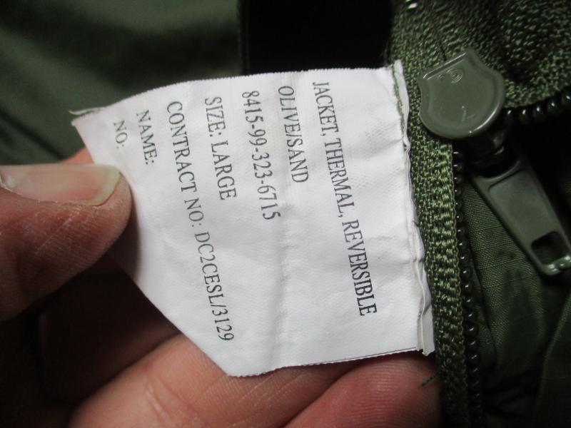 BRITISH ARMY ISSUE SOFTY ARCTIC THERMAL softie JACKET reversible og-Desert LARGE