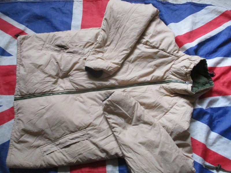 BRITISH ARMY ISSUE SOFTY ARCTIC THERMAL softie JACKET reversible og-Desert LARGE