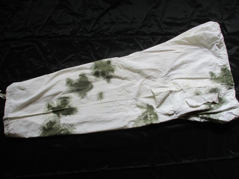 1962 WEST GERMAN ARMY Bundeswehr SNOW TARN Camouflage OVER PANTS TROUSERS xl xxl