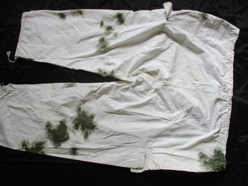 1962 WEST GERMAN ARMY Bundeswehr SNOW TARN Camouflage OVER PANTS TROUSERS xl xxl