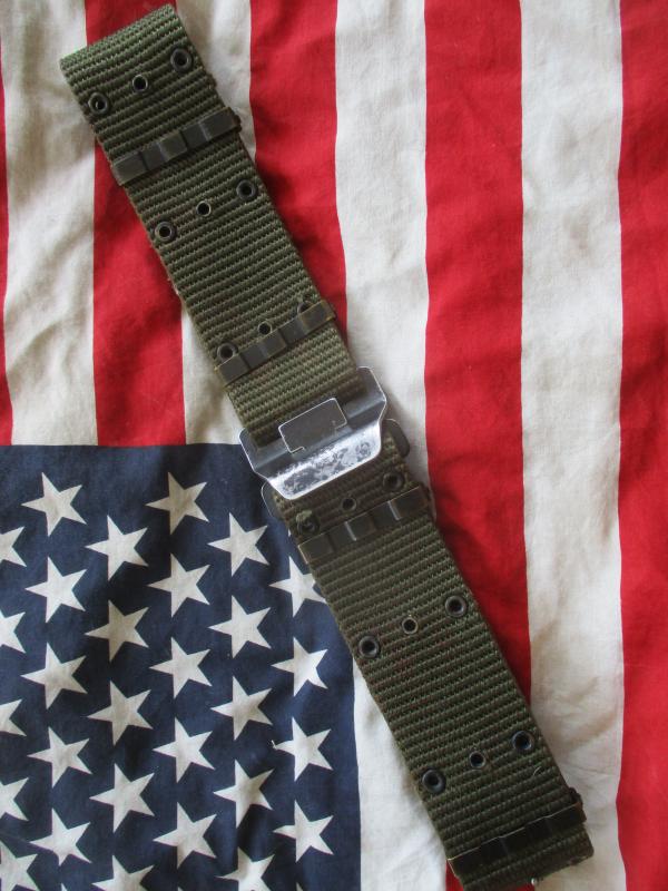 GENUINE US ARMY issue VIETNAM WAR M67 nylon WEBBING DAVIS BELT